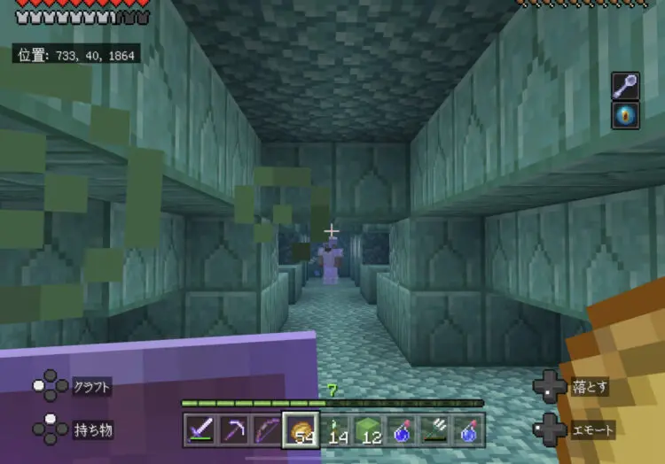 Minecraft マインクラフト 海底神殿 攻略 キャラゲッ